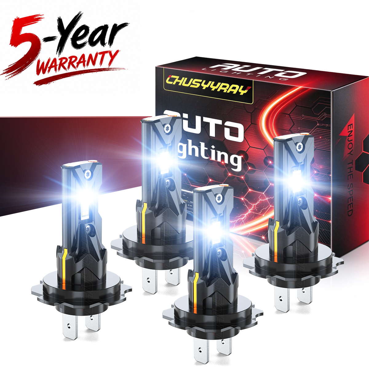 4x H7 LED Headlight Kit High Low Beam fit Ram ProMaster 1500 2500 3500 ...